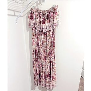 Amazon strapless maxi dress